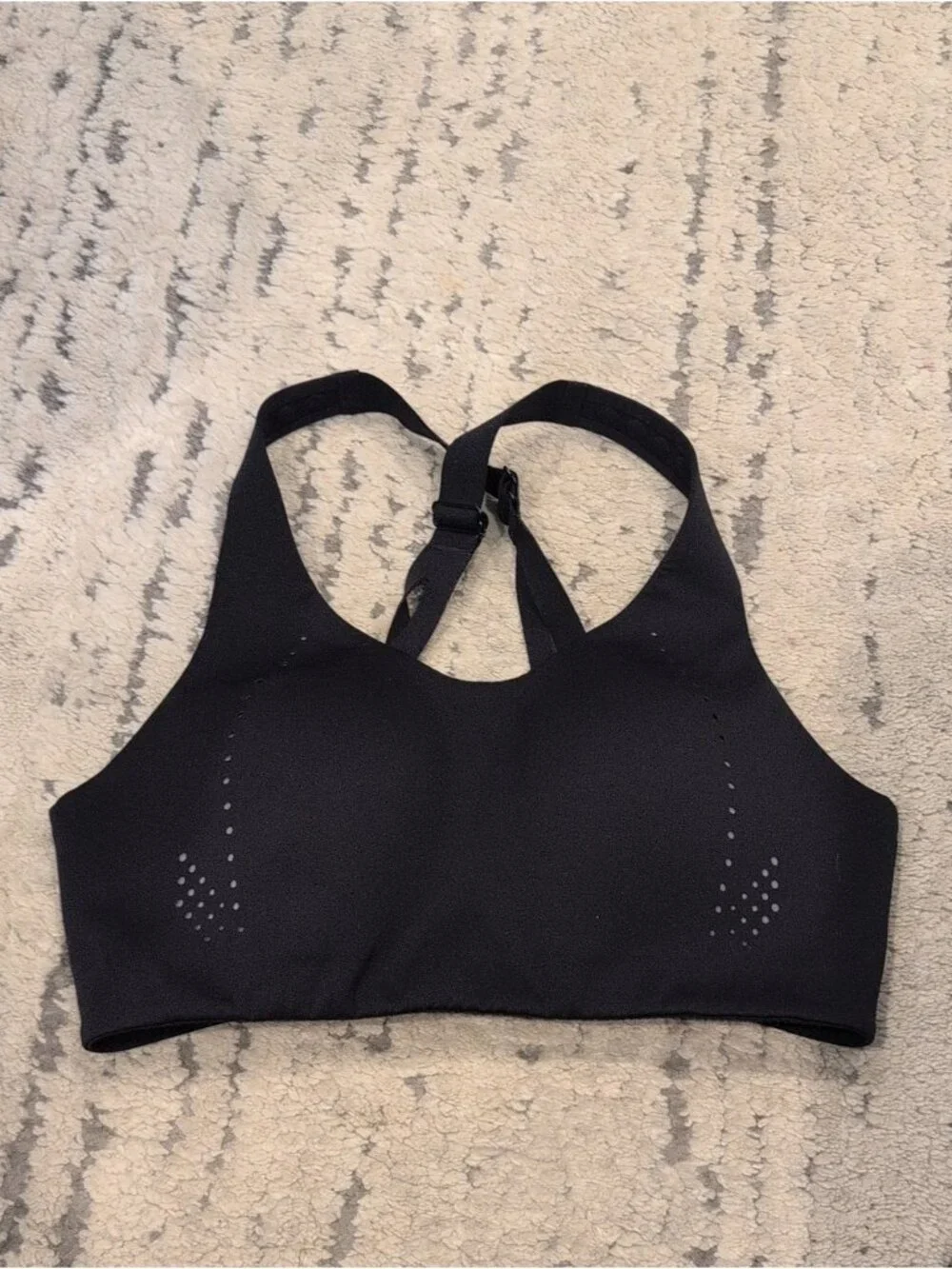 Lululemon AirSupport Bra *High Support, C-DDD Cups Black / Asphalt Grey